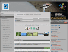Tablet Screenshot of faune-vendee.org